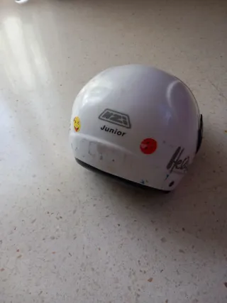 Casco Moto Junior Blanco nzi