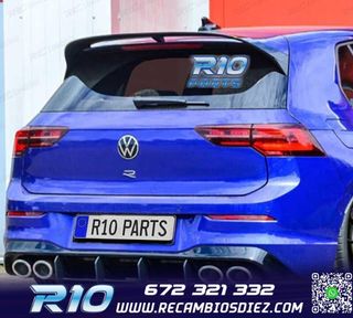 ALERON SPOILER VOLKSWAGEN VW GOLF 8 GTI NEGRO BRILLO