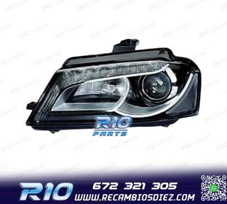 FARO IZQ XENON AUDI A3 08-12 CON LUZ DIURNA