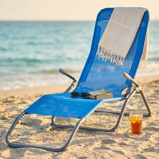 Sdraio Relax Prendisole in Tessuto Textilene Blu