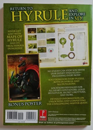 Guía Oficial Zelda Ocarina of Time 3D