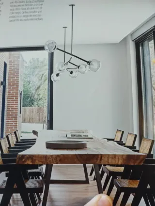 LÁMPARA ESTILO SPUTNIK Ikea EN BUEN ESTADO.