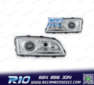 FAROS PARA VOLVO S70 V70 97-99 FONDO CROMO