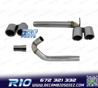 KIT ESCAPE BMW F30 F31 LOOK M3 COLAS DOBLES AMBOS LADOS