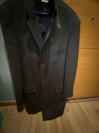 Abrigo de paño Zara gris