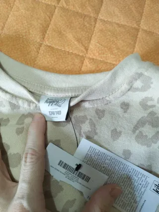 Felpa leopardata bambina 8-9 anni