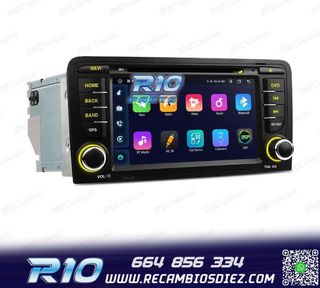 RADIO GPS ANDROID 12 AUDI A3 8P 8PA USB GPS TACTIL HD OCTA-C