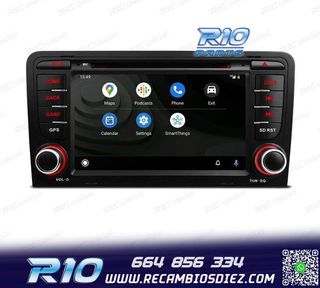 RADIO GPS ANDROID 12 AUDI A3 8P 8PA USB GPS TACTIL HD OCTA-C
