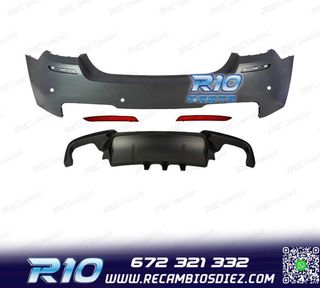 PARAGOLPES TRASERO BMW F10 10-13 LOOK M PDC