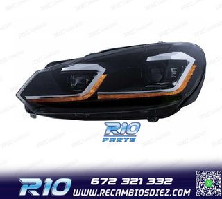 FAROS VOLKSWAGEN VW GOLF 6 08-13 LOOK SILVER GOLF 7 DINAMICO