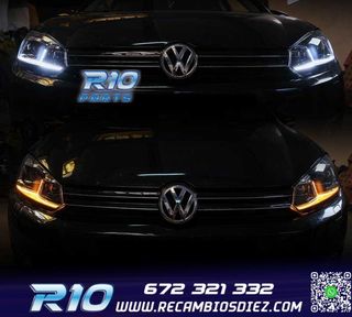 FAROS VOLKSWAGEN VW GOLF 6 08-13 LOOK SILVER GOLF 7 DINAMICO