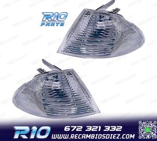 INTERMITENTES FRONTALES BMW E46 BERLINA 98-01 CROMO OPACO