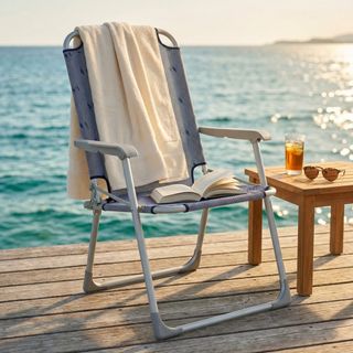 Sedia Spiaggia Campeggio pieghevole con Braccioli