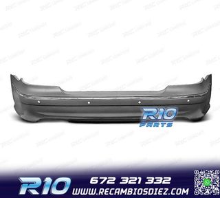 PARAGOLPES TRASERO MERCEDES CLASE E W211 03-09 LOOK AMG PDC