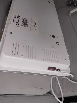 Calefactor ECOWARM Panel Cristal Blanco