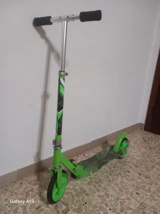Monopattino Teosport pieghevole verde