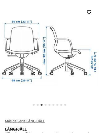 Silla de oficina gris y blanca