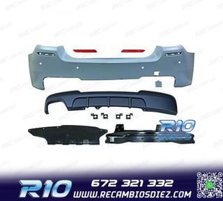 PARAGOLPES TRASERO BMW F10 10-17 LOOK M PERFORMANCE