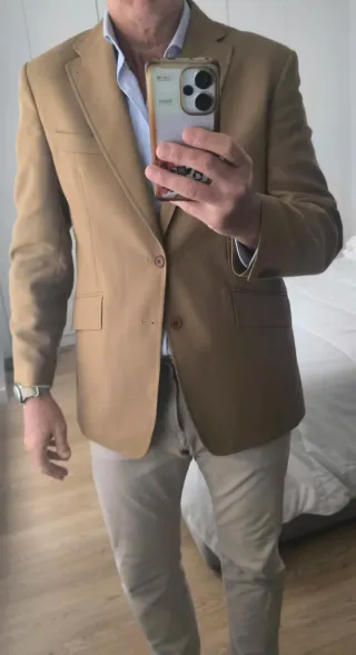 Americana Lino Talla 52 (XL)