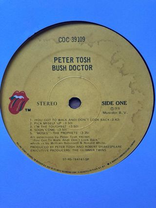 Vinilo Peter Tosh Bush Doctor Reggae