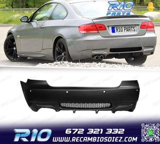 PARAGOLPES TRASERO BMW E92 E93 06-14 LOOK M3 PDC