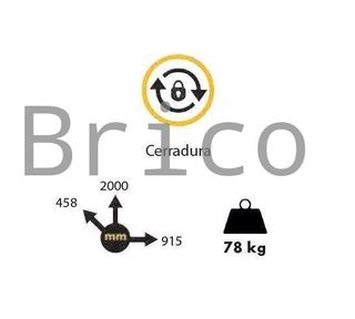 Armario Doble Puerta 2 Metros Alyco 192852