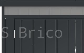 Caseta Armario Metálica Palladium 77x98x196 cm - Duramax