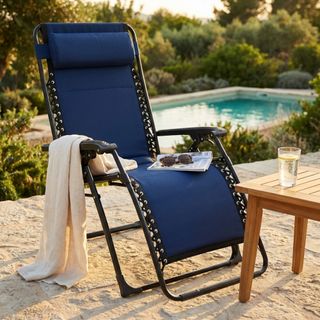 Sdraio Relax Reclinabile Poggiatesta e Braccioli