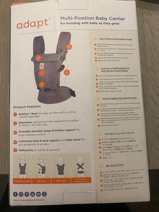 2 Mochilas Porta Bebés Ergobaby Adapt