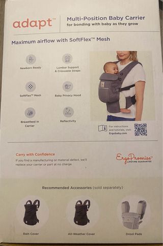 2 Mochilas Porta Bebés Ergobaby Adapt