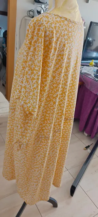 Vestido vaporoso estampado talla 52/54