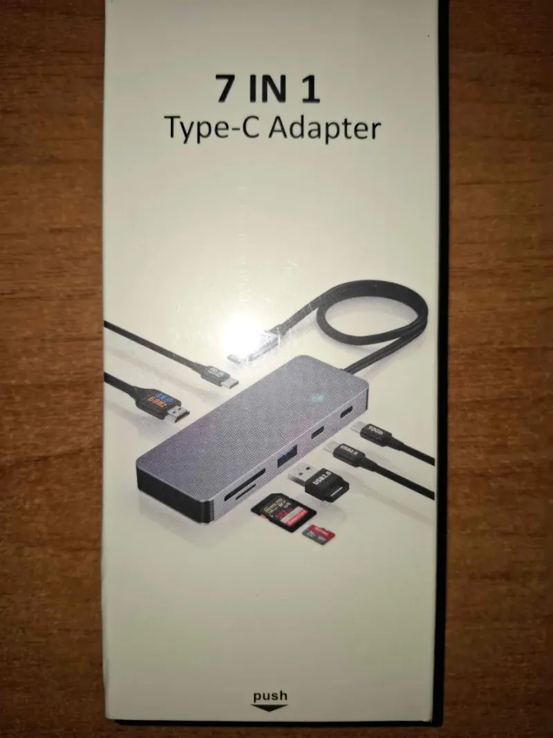 Adaptador USB C Docking Station 7 en 1