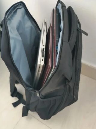 Mochila de cabina negra nueva aprobada para volar