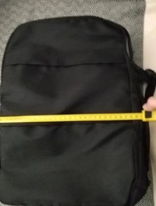 Mochila de cabina negra nueva aprobada para volar