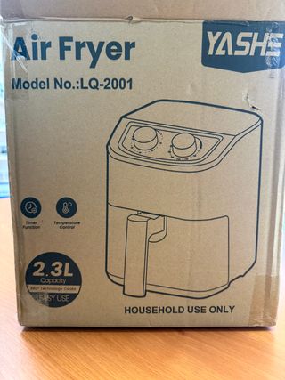 Freidora de aire YASHE 2.3L nueva en caja