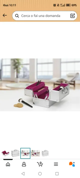 Trousse valigetta porta trucchi