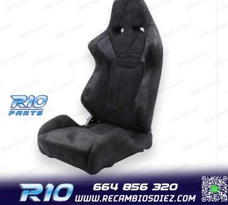 KIT ASIENTO BAQUET UNIVERSAL NEGRO EVO ERS RALLY