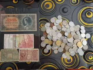 Lotto monete e banconote