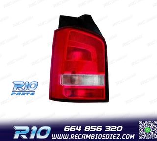 PILOTO IZQ VOLKSWAGEN VW TRANSPORTER T5 1P 10-15 BLANCO ROJO