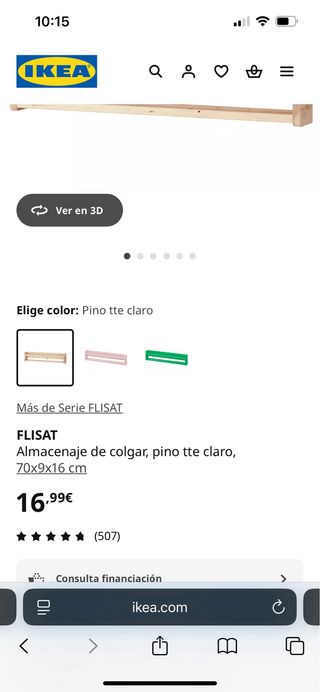 Estantería madera Ikea