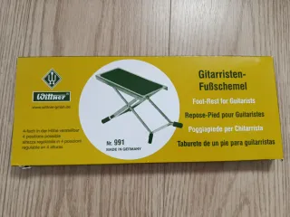 Lote Guitarra: Soporte, Atril y Reposapiés.