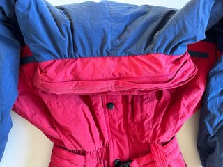 Mono de esquí Boomerang Talla 14. Rojo y azul