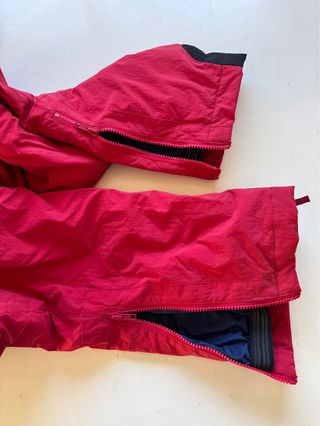 Mono de esquí Boomerang Talla 14. Rojo y azul