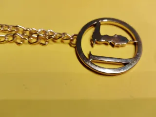 Portachiavi o gancio borsa Trussardi color Oro