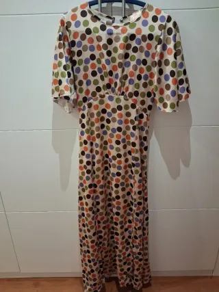 Vestido lunares Mariquita Trasquilá