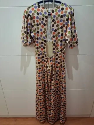 Vestido lunares Mariquita Trasquilá