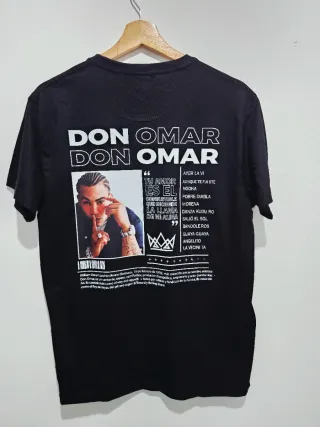Camiseta Don Omar Negra