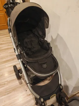 Carro de bebé con silla paseo y grupo 0