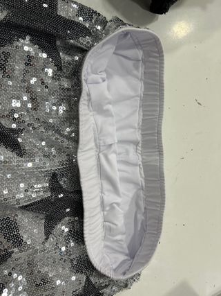 Falda pantalón lentejuelas estrellas