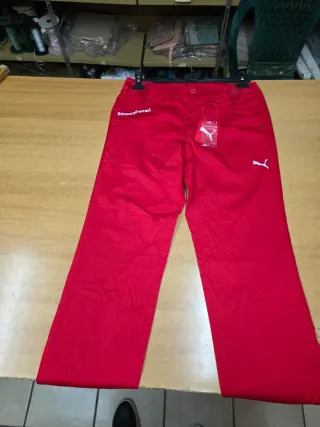 Pantaloni Puma Ferrari Uomo Rossi Nuovi